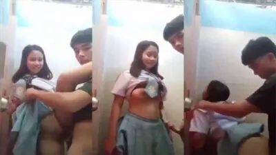 Image of Assamese College Cutie's Intimate Bathroom Sex with Boyfriend-Linkdebhai2.in