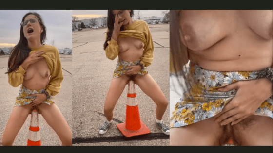 Image of Naughty Nerd Girl Gets Fucked Outdoors with VLC-Linkdebhai2.in