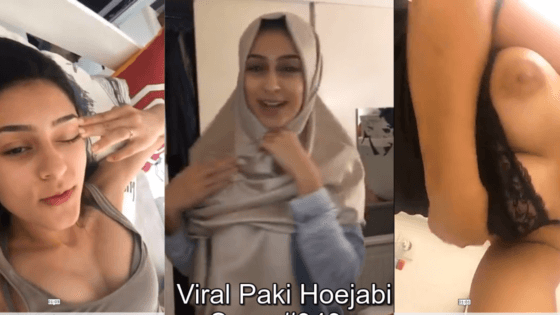 Image of Pakistani Hoejabi's Scandalous Snapchat Leaked and Shared-Linkdebhai2.in