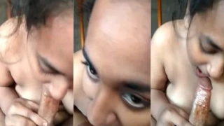 Image of Indian Babe from Kolkata Gives Sloppy Blowjob to Lucky Guy-Linkdebhai2.in