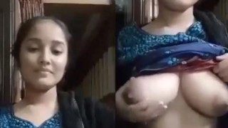 Image of Desi Ladki's Naughty Boobs Selfie Adventure-Linkdebhai2.in