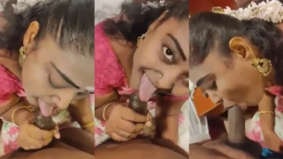 Image of Indian Mallu Bhabhis Intimate MMS Lovers Penis Sucking-Linkdebhai2.in