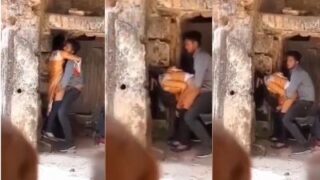 Image of Passionate Desi Couple Gets Intimate in Ancient Fort-Linkdebhai.club