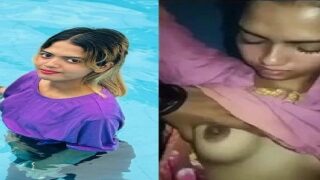Image of Passionate girlfriend MMS intimate moments with romantic touch-Linkdebhai.club