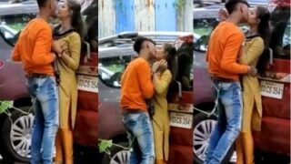 Image of Passionate couples share kisses in a public setting-Linkdebhai.club