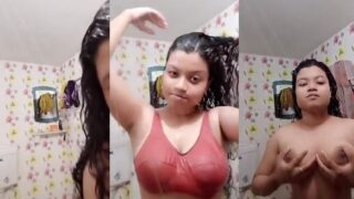 Image of Sensual Bhabhi XXX Video Filmed in Bathroom-Linkdebhai.club