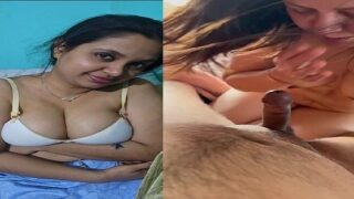 Image of Sensual bhabhi gives a nude blowjob to her lover-Linkdebhai.club