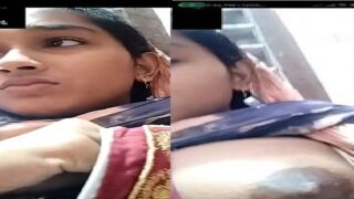 Image of Seductive video call Mallu girl goes topless-Linkdebhai.club